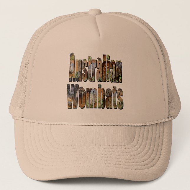 Australian Wombats Logotyp with Wombats Keps (Framsida)