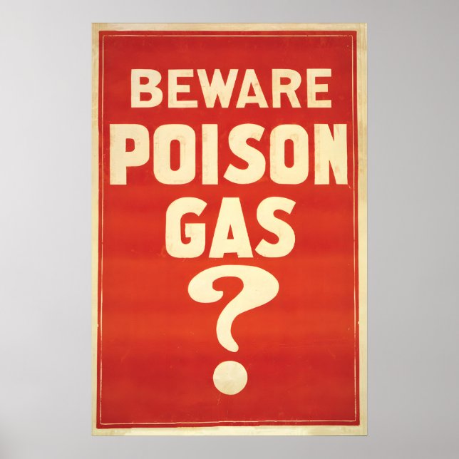 Australian WWI Propaganda Poster  Beware Poison (Framsidan)
