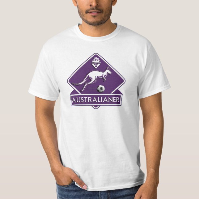 Australianer för Austrianer Tee Shirt (Framsida)