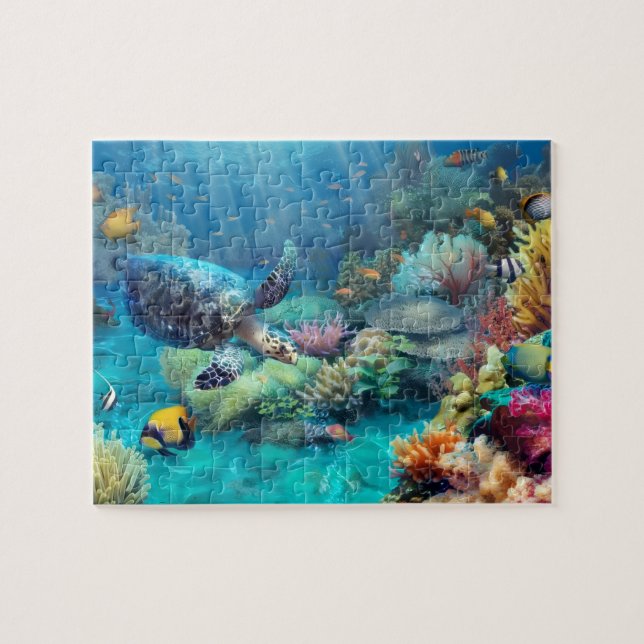 Australia's Great Barrier reef 110 piece puzzle Pussel (Horisontell)