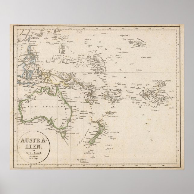 Australien 10 poster (Framsidan)