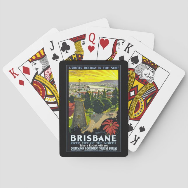 AUSTRALIEN 1930-TALET BRISBANE CASINOKORT (Baksidan)