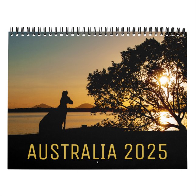 Australien 2025 Ikonlandskap Kalender (Omslag)