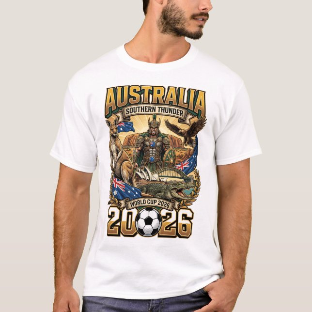 Australien 2026 Fan T-Shirt (Framsida)