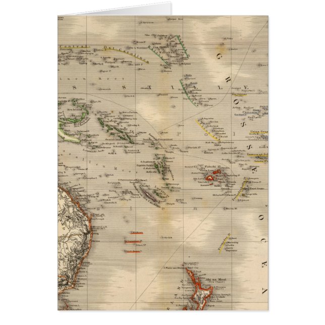 Australien 4 hälsningskort (Framsidan)