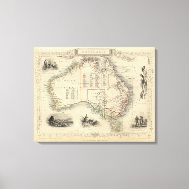 Australien 5 canvastryck (Framsida)