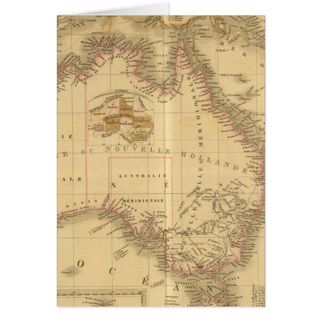 Australien 8 hälsningskort (Framsidan)