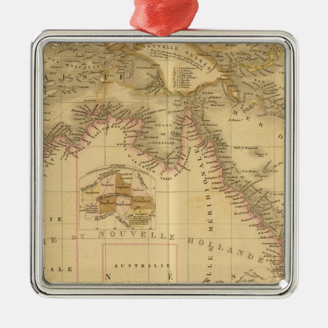 Australien 8 julgransprydnad metall (Framsidan)