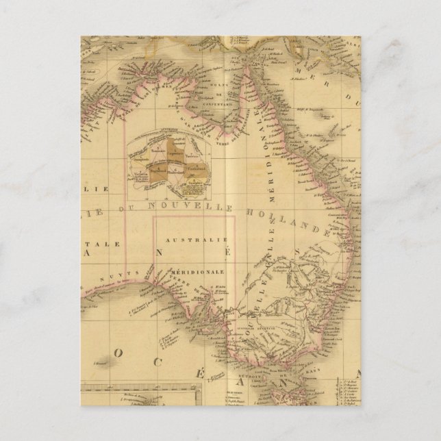 Australien 8 vykort (Framsida)