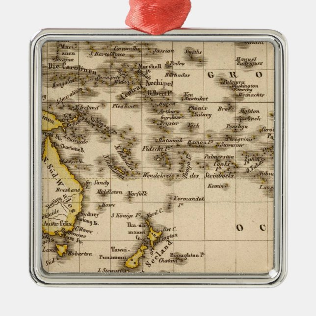 Australien 9 julgransprydnad metall (Framsidan)