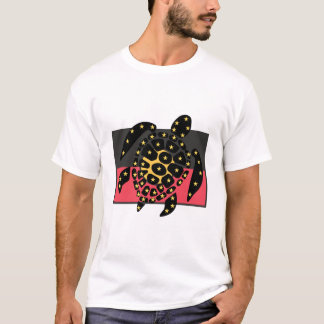 Australien Aboriginal Flagga och Sea Turtle T Shirt