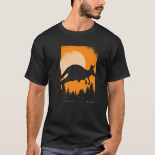 Australien Animal Zoo Animal Retro Kangaroo T Shirt