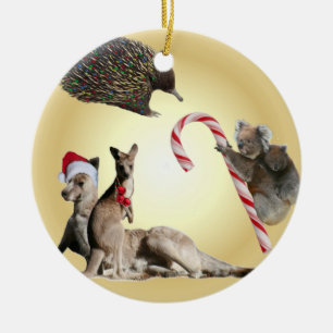 Australien Animals jul Julgransprydnad Keramik
