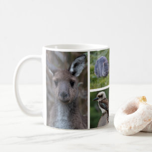 Australien Animals Wildlife Photo Collage Kaffemugg