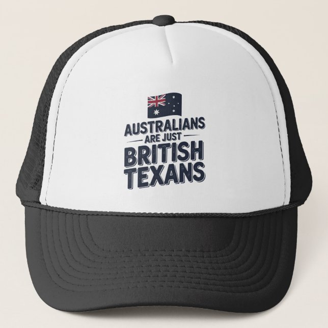 Australien är bara brittiska textilier keps (Framsida)