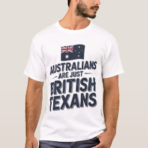 Australien är bara brittiska textilier t shirt