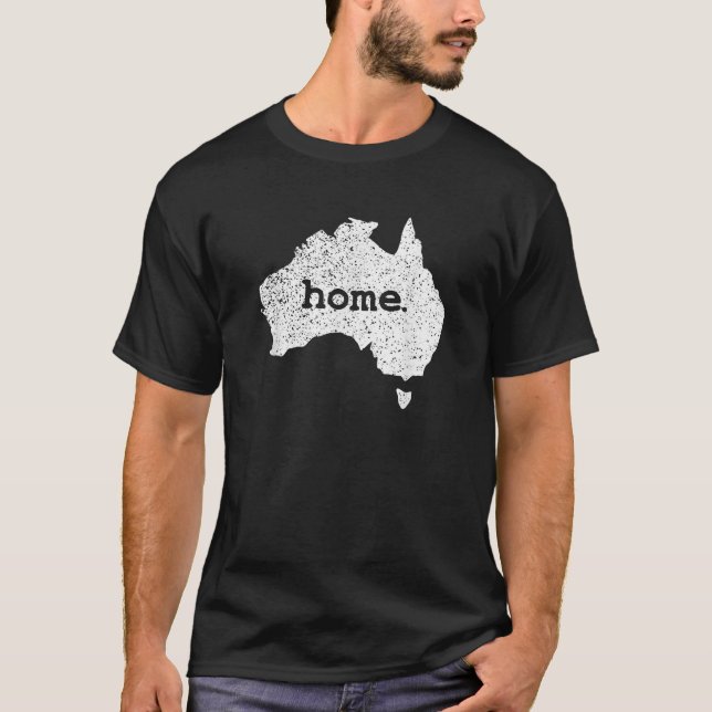 Australien är Home T Shirt (Framsida)