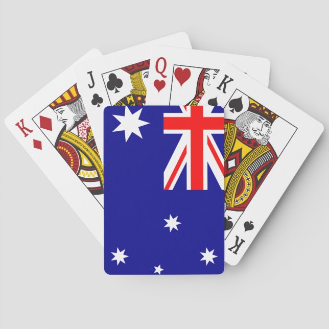 Australien (Australien) Flagga Casinokort (Baksidan)