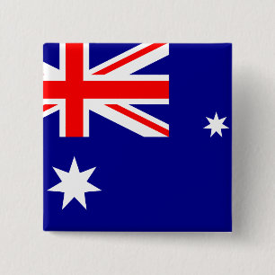 Australien (Australien) Flagga Knapp