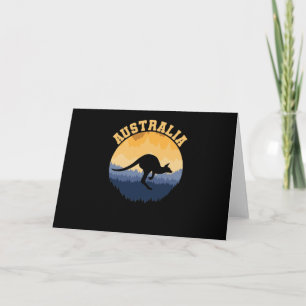Australien Australien Känguru Kort