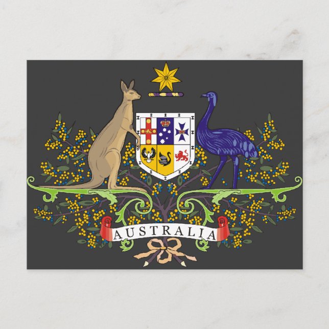 Australien, Australien Vykort (Framsida)