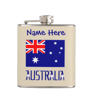 Australien Australiens flagga Blå Personlig Fickplunta