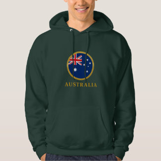 Australien - Australiens flagga Hoodie