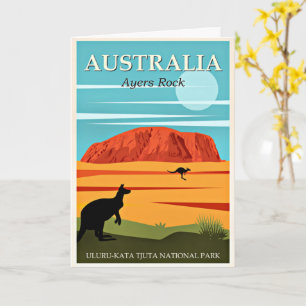 Australien, Ayers Rock, Kort