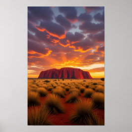 Australien Ayers Rock Poster