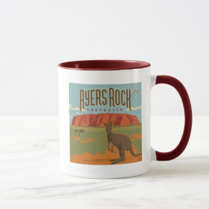 Australien Ayers Sten Kangaroos Mugg