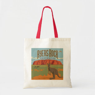 Australien Ayers Sten Kangaroos Tygkasse
