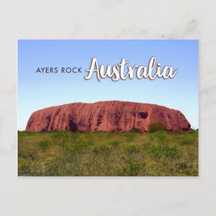 Australien ayerssten vykort