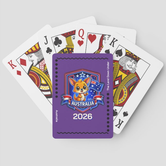 Australien Barn Casinokort (Baksidan)