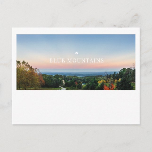 Australien Blue Mountains Vykort (Framsida)
