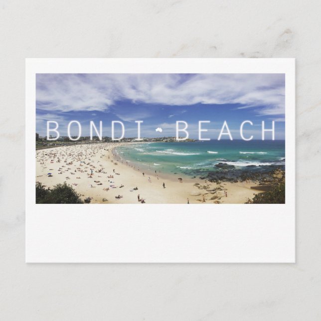 Australien Bondi Beach Postcard Vykort (Framsida)