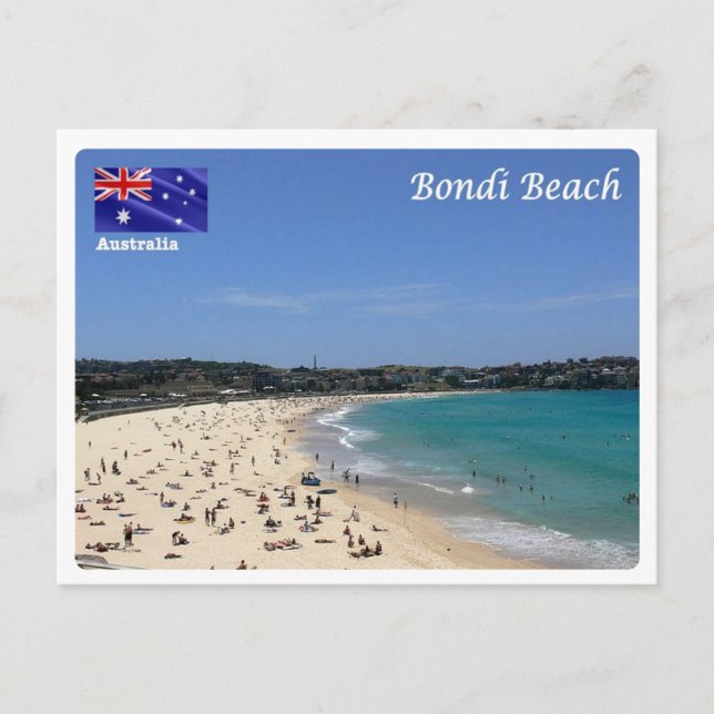 Australien - Bondi - Vykort (Framsida)