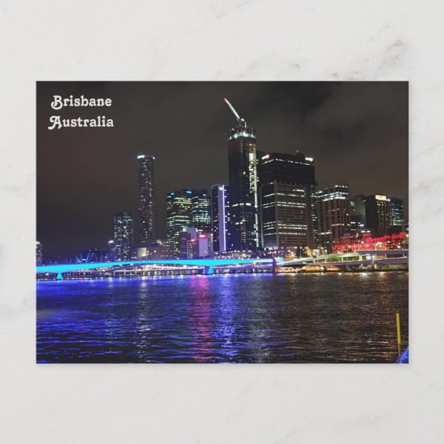 Australien, Brisbane River, Brisbane, Queensland ( Vykort (Framsida)