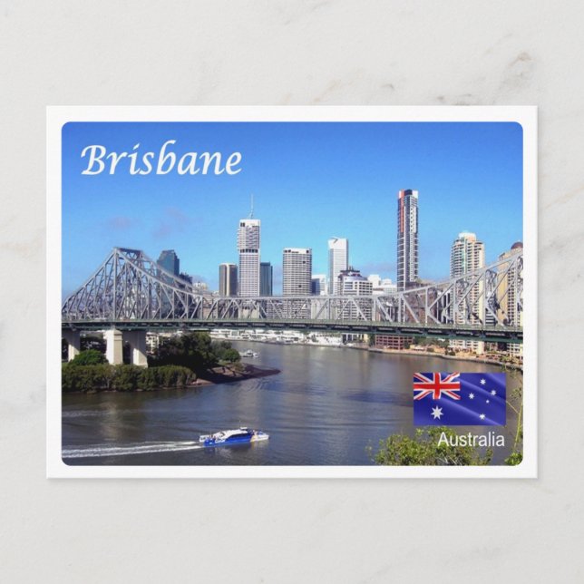 Australien - Brisbane Vykort (Framsida)