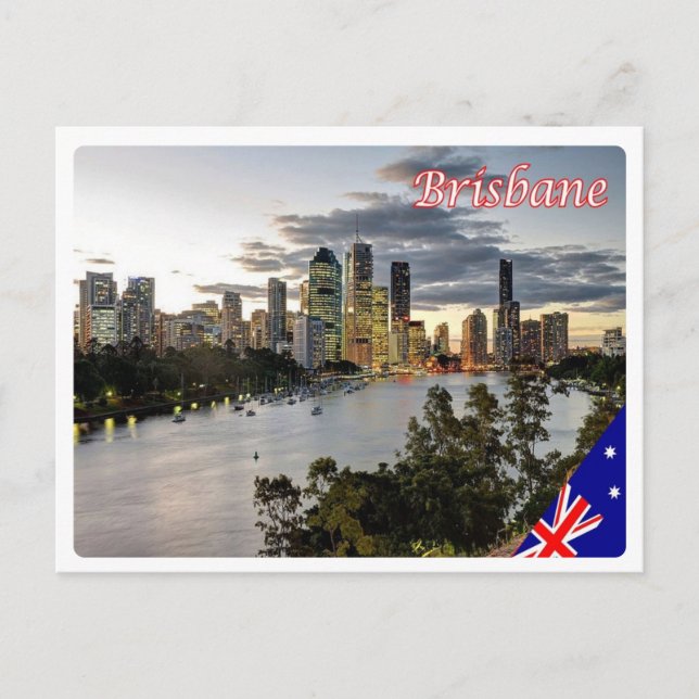Australien - Brisbane Vykort (Framsida)
