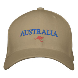 Australien Broderad Keps