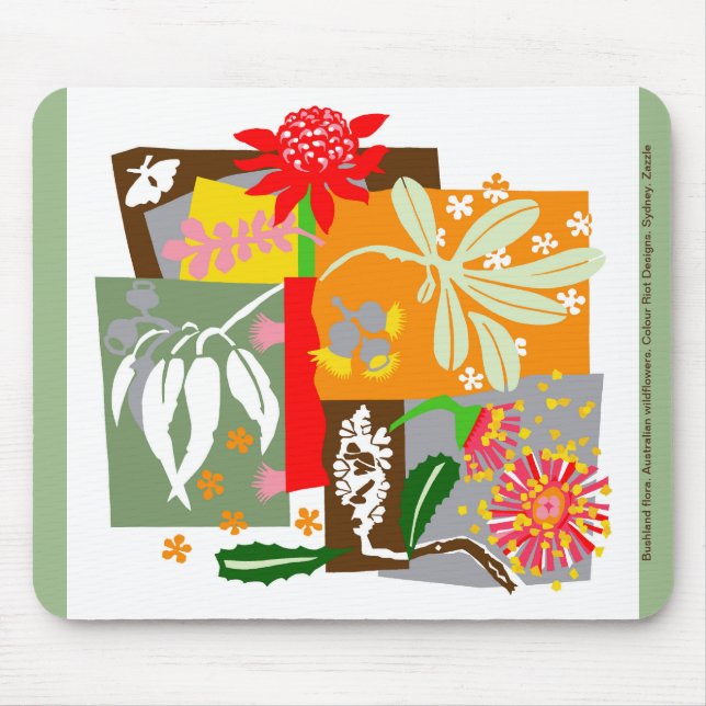 Australien, BUSHLAND, inhemsk flora - Musmatta (Framsidan)