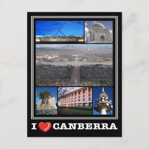 Australien - Canberra - I Kärlek - Vykort
