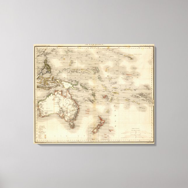 Australien Canvastryck (Framsida)