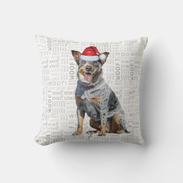Australien Cattle Hund älskare jul Helgdag Kudde