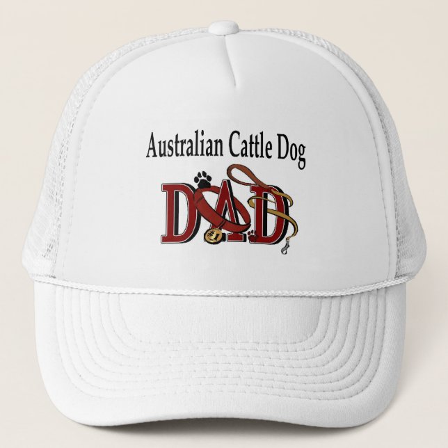 Australien Cattle Hund Pappa Hat Truckerkeps (Framsida)