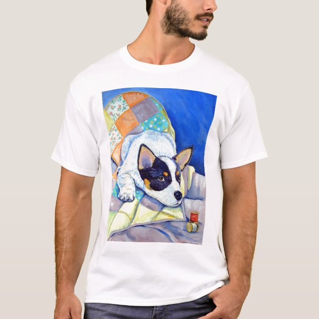 Australien Cattle Hund Tee Shirt (Framsida)