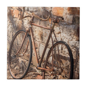 Australien, Clare Valley, Sevenhill, gammal cykel Kakelplatta