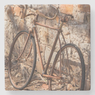 Australien, Clare Valley, Sevenhill, gammal cykel Stenunderlägg