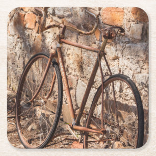 Australien, Clare Valley, Sevenhill, gammal cykel Underlägg Papper Kvadrat
