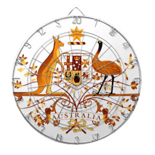 Australien COA Brown Darttavla